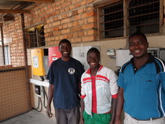 Mwimwa teachers, students and fuse boxes