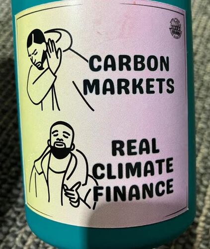 COP29 cliamte finance sticker