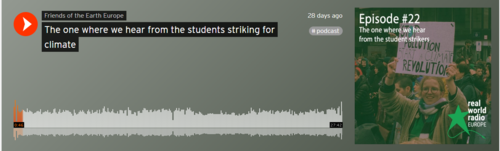 FoEE Soundcloud podcast on school strikes.PNG